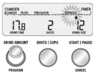 SAGE the Smart Grinder Pro BCG820 - Sélection du degré de mouture - 1
