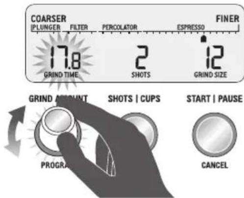 SAGE the Smart Grinder Pro BCG820 - Wybór porcji lub filizanek - 2