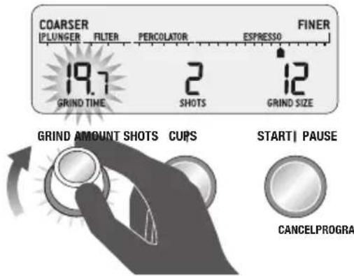 SAGE the Smart Grinder Pro BCG820 - Zwiększenie ilosci mielonej kawy - 1
