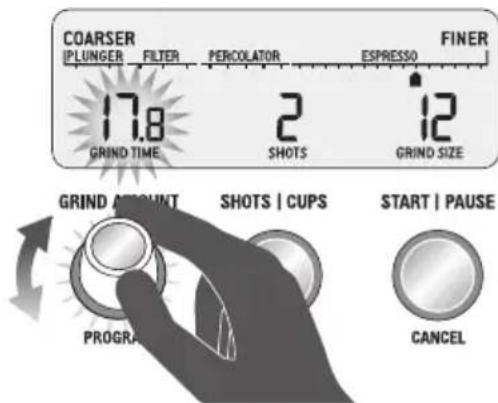 SAGE the Smart Grinder Pro BCG820 - Sélection de doses/tasses - 2