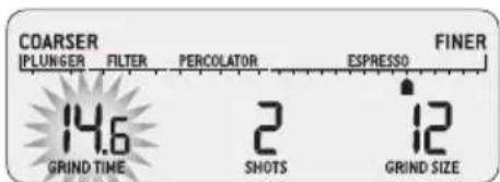 SAGE the Smart Grinder Pro BCG820 - Disminución de la cantidad de molido - 1