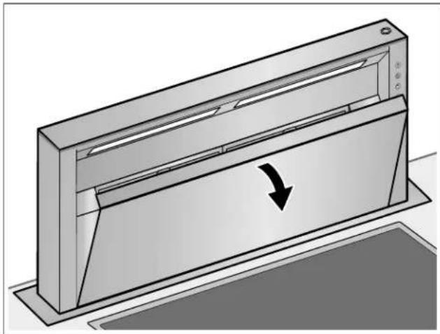 GAGGENAU AL400791 - Open the filter cover - 2