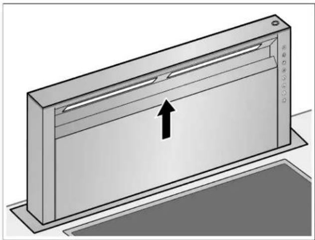 GAGGENAU AL400791 - Abrir la tapa del filtró - 1
