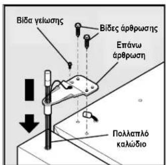 ELECTROLUX ENL6098W - Για να αφαιρέσετε την πόρτα της κατάψυξης: - 3