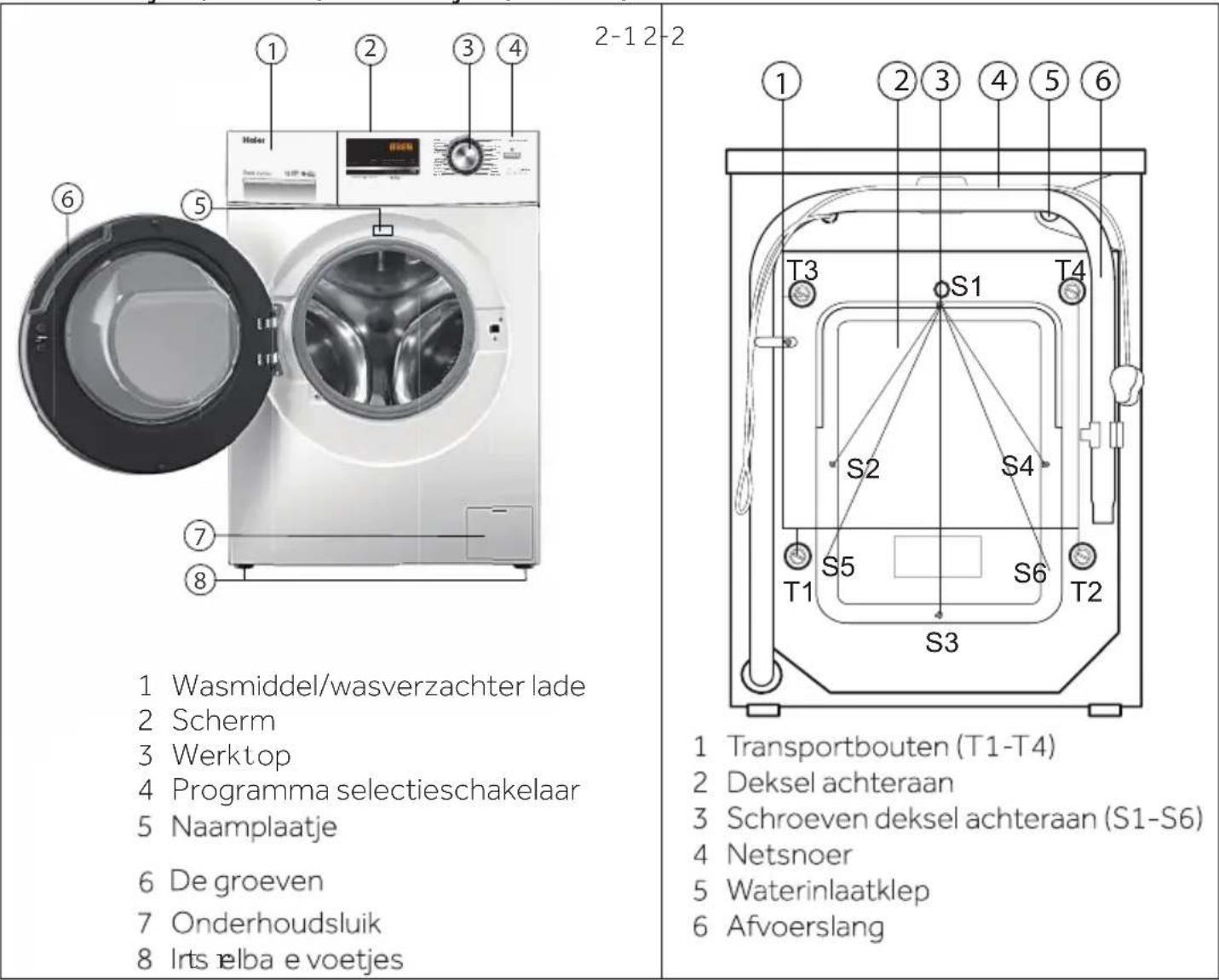 HAIER HW80B16636 - Afbeelding van het apparaat - 1