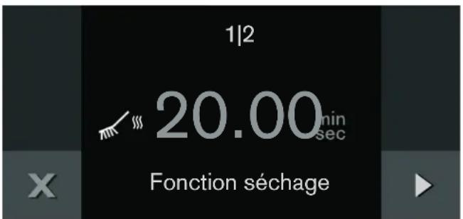 GAGGENAU BSP250111 - Démarrer la fonction séchage - 1