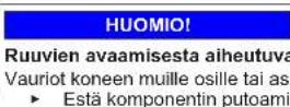 Profilo BD3076WFVN - Oven ylasaranan vaittaminen - 10