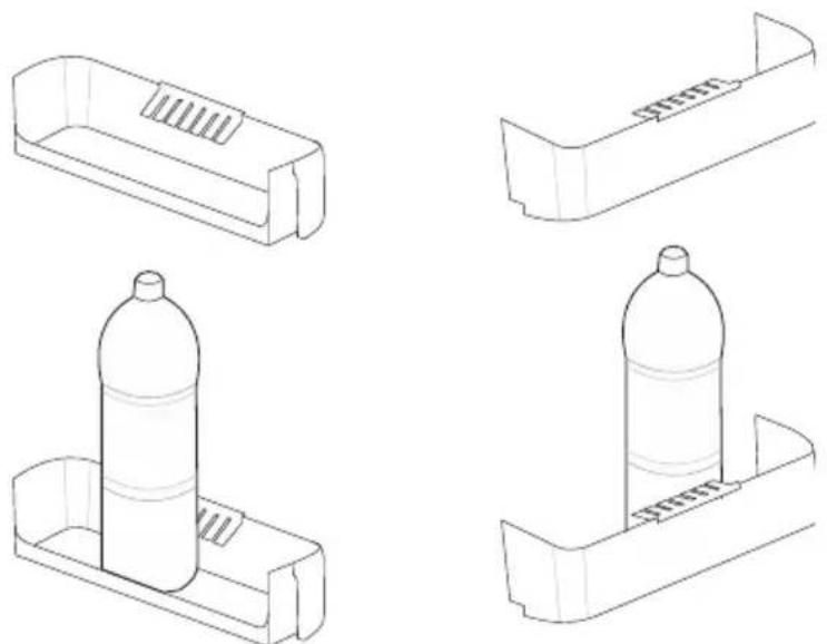 WESTLINE CW235WH - Bottle holder (Only some models) - 1