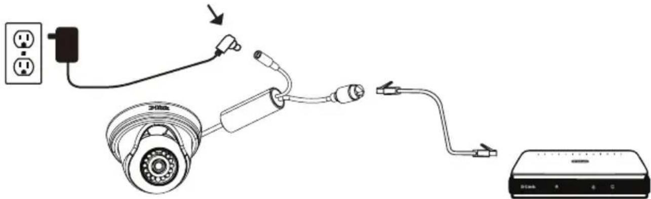 D-LINK DCS4802E - Stromversorgung der Kamera über ein Netzteil (nicht im Lieferumfang des Produkts enthalten) - 2