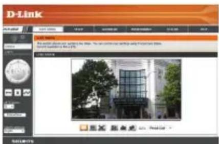 D-LINK DCS4802E - Просмотр изображения камеры через Web-браузер - 4