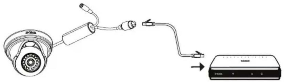 D-LINK DCS4802E - Подача питания на камеру через PoE (класс 2): - 1