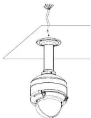 D-LINK DCS6517 - Installazione su supporto sospeso (opzionale) - 4