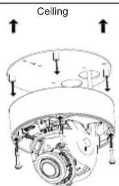 D-LINK DCS6517 - Mounting the Camera on the Ceiling - 2