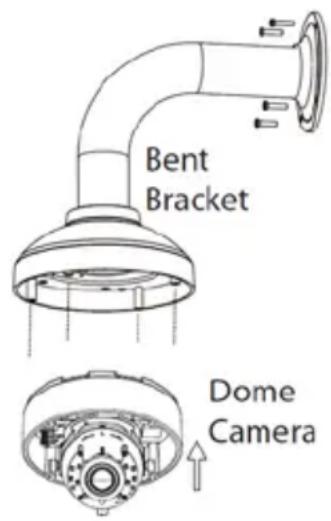 D-LINK DCS6517 - Memasang Braket penempatan sudutkanan (Opsional) - 3