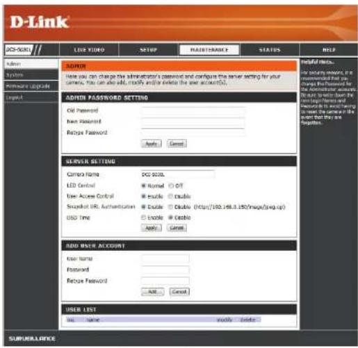 D-LINK DCS5030L - Système - 1