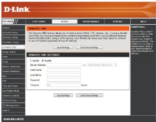 D-LINK DCS5030L - DNS dynamique (DDNS) - 1
