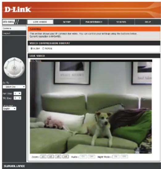D-LINK DCS5030L - Video en direct - 1