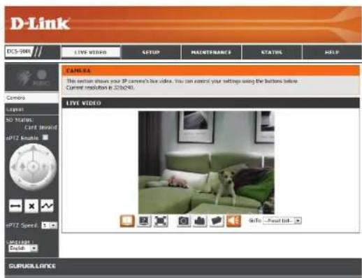 D-LINK DCS960L - Configuration Acceder à l'utilitaire de configuration Web - 2