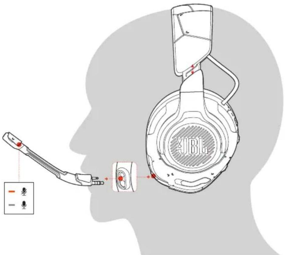 JBL Quantum ONE - PORT DE VOTRE CASQUE-MICRO - 1