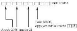 TANITA BC420MA - Enregistrer la date et l'heure (suite de la page 122). - 5