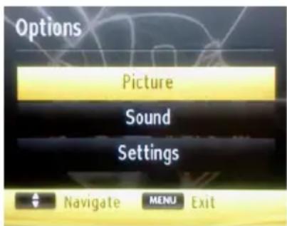 Tucson TL5005SMART - Using MENU button in Media Browser Mode - 1