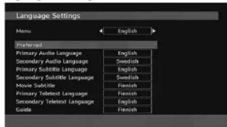 Tucson TL1901B11 - Language Settings - 1