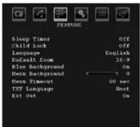 Tucson TL1901B11 - Feature Menu - 1
