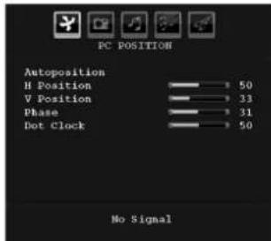 Tucson TL1901B11 - PC Position Menu - 1