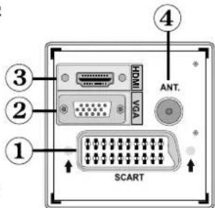 Tucson TL1901B11 - Viewing the Connections-Back Connectors - 1