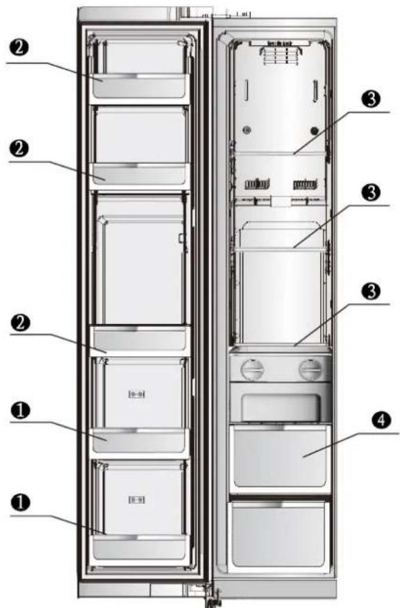 TEKA RLF 74910 SS - Compartimentos do congelador - 1