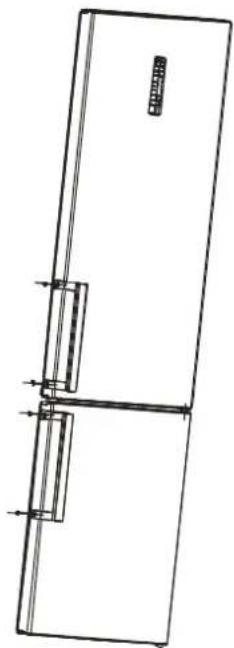 TEKA NFL 342 C - Einbauanleitung Türgriffe(optional) - 4