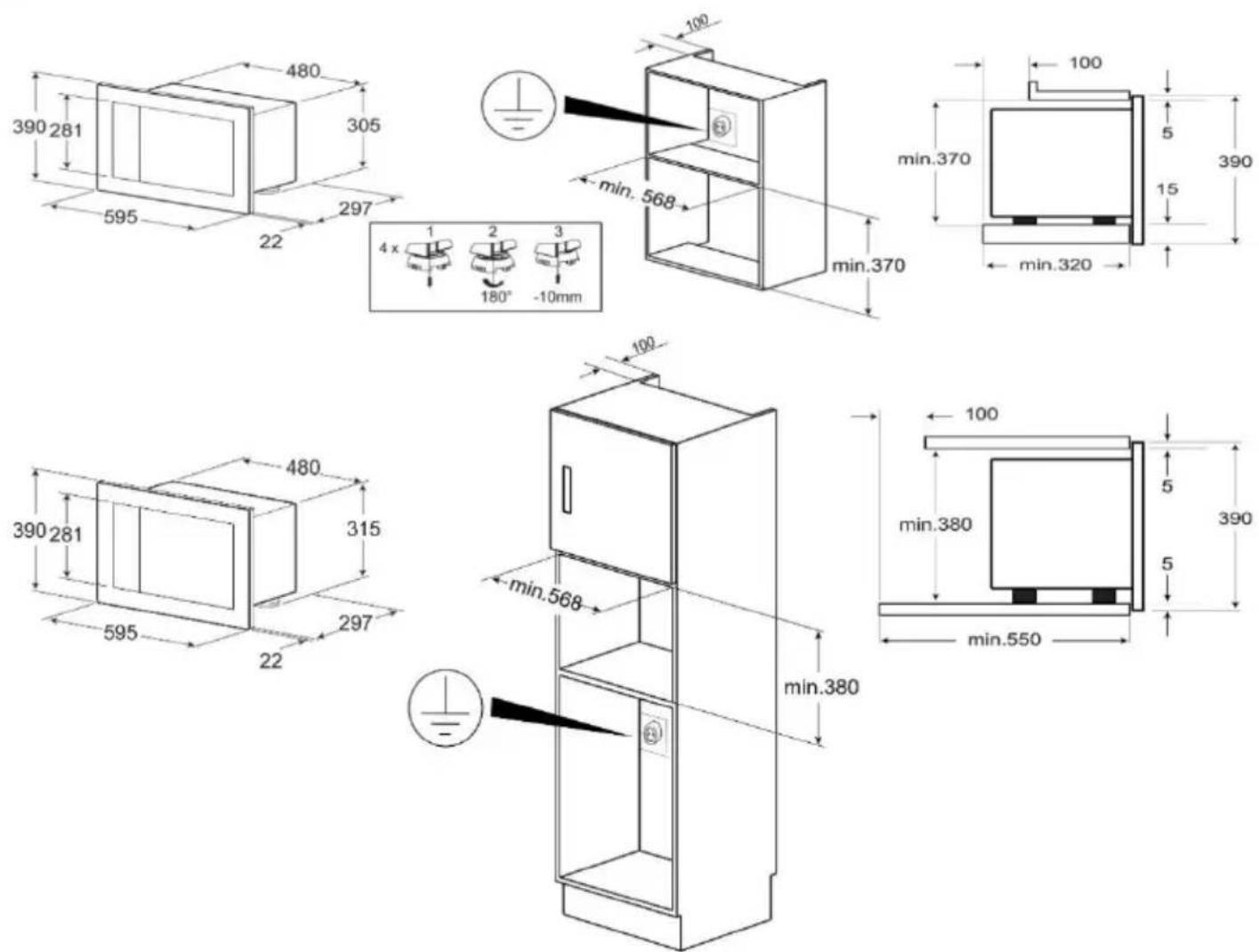 TEKA MS 620 BIH - OPGELET: DE MAGNETRONOVEN MOET GEAARD ZIJN. - 1
