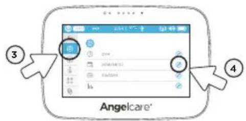 ANGELCARE AC510 - - MÉTHODE DE MODIFICATION DE LA DATE - 2