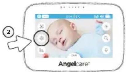 ANGELCARE AC510 - POUR ACTIVER LE DÉTECTEUR DE MOUVEMENTS: - 1