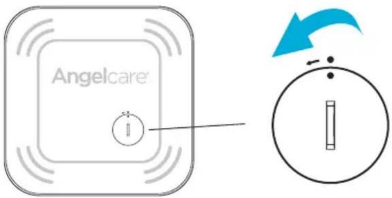 ANGELCARE AC510 - - MISE SOUS TENSION DU DÉTECTEUR DE MOUVEMENTS - 1