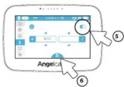 ANGELCARE AC510 - POUR ACTIVER L'ALERTE DE LA TEMPÉRATURE AMBIANTE: - 3
