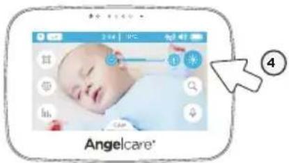 ANGELCARE AC510 - - LUMINOSITÉ DE L'ÉCRAN LCD - 3