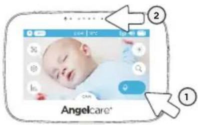 ANGELCARE AC510 - POUR ACTIVER LA FONCTION COMMUNICATION BIDIRECTIONNELLE: - 1