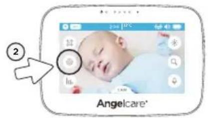ANGELCARE AC510 - POUR RÉGLER LA SENSIBILITÉ AUX SONS (VOX): - 1