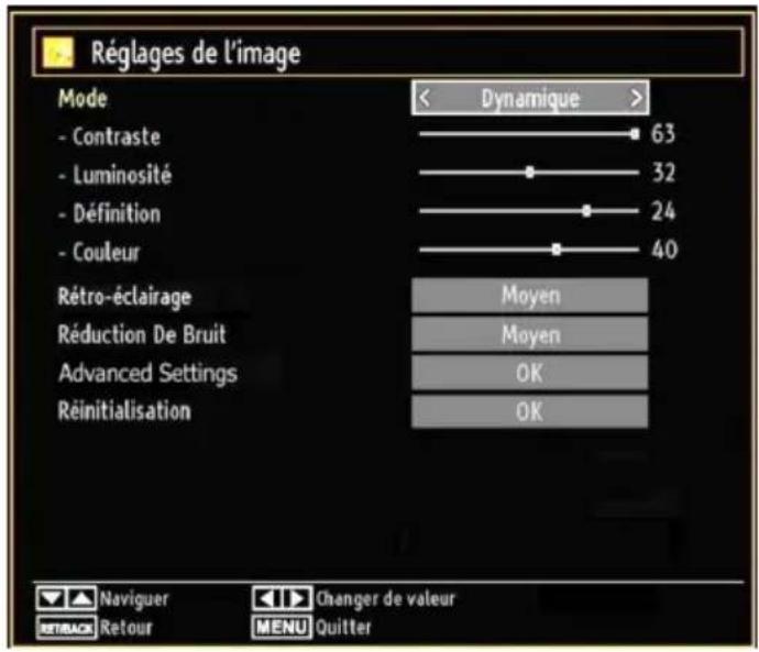 TECHWOOD VL22TV1102 - Configuration des paramètres d'image - 1
