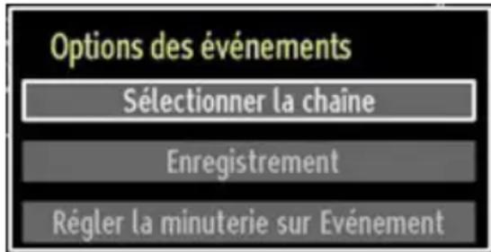 TECHWOOD VL22TV1102 - Options du programme - 1