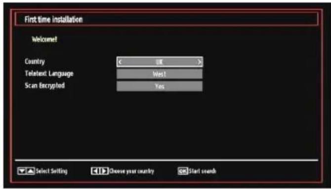 TECHWOOD VL22TV1102 - First Time Installation - 2