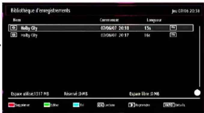 TECHWOOD VL22TV1102 - Regarder les programmes enregistrés - 1
