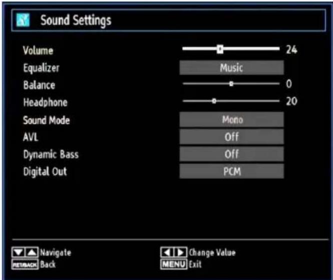 TECHWOOD VL22TV1102 - Configuring Sound Settings - 1