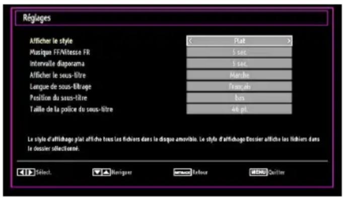 TECHWOOD VL22TV1102 - Réglages du navigateur Média - 1