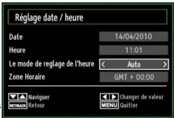 TECHWOOD VL22TV1102 - Configurer le réglage Date/Heure - 1