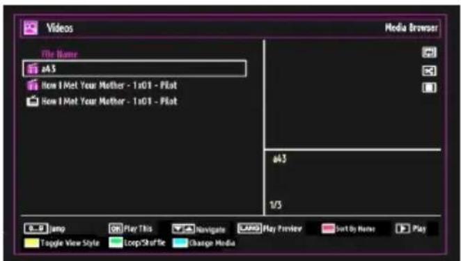 TECHWOOD VL22TV1102 - Media Playback Using Media Browser - 2