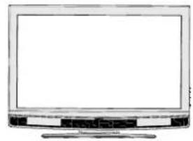 TECHWOOD TL3210TN875 - LCD TV and Operating Buttons - 1
