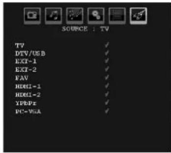 TECHWOOD TL3210TN875 - Menu Source - 1