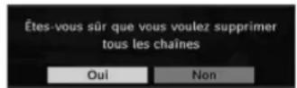TECHWOOD TL3210TN875 - Effacer la liste des chaînes (\*) - 1